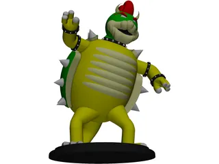 Bowser 3D Model preview