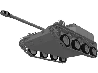 ASU-57 3D Model preview