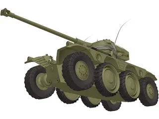 EBR-90 APC 3D Model preview
