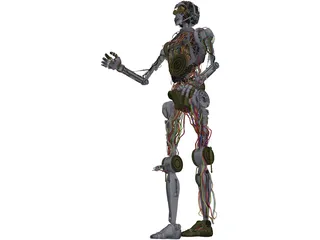 Star Wars C3PO Robot 3D Model preview