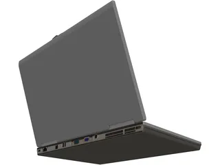 Laptop Dell Latitude 3D Model preview