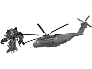 Transformers Blackout 3D Model preview