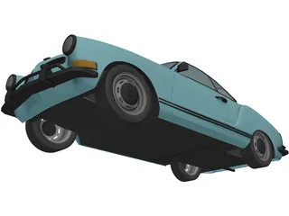 Volkswagen Karmann Ghia (1970) 3D Model preview