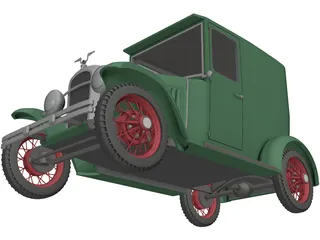Packard Panel (1922) 3D Model preview