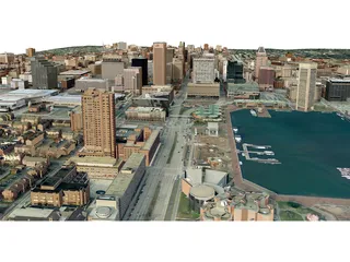 Baltimore City 3D Model preview
