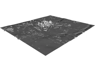 Fort Worth City 3D Model preview