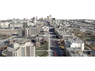 Milwaukee City 3D Model preview
