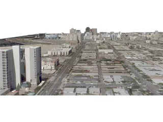 Long Beach City 3D Model preview