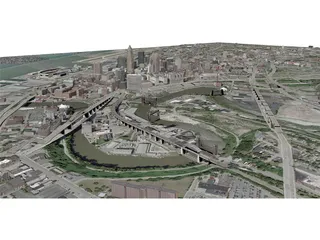 Cleveland City 3D Model preview