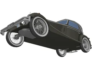 Mercedes-Benz SSK (1928) 3D Model preview