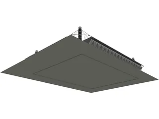 Europe Stadium 3D Model preview