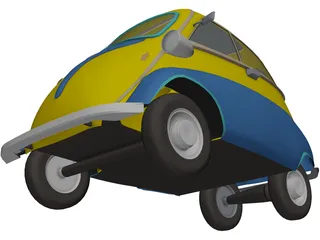 BMW Isetta 250 (1956-1962) [+Interior] 3D Model preview