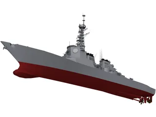 Kongo Destroyer 3D Model preview