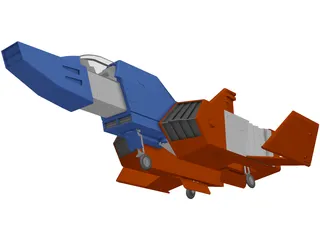 Core Fighter 3D Model preview
