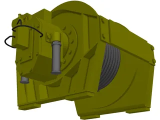 Winch 3D Model preview