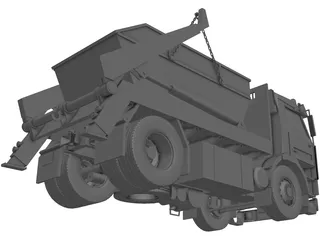 Scania 450 Dumpster 3D Model preview
