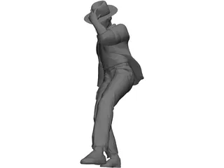 Michael Jackson 3D Model preview