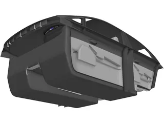 Interior Honda Civic 3D Model preview