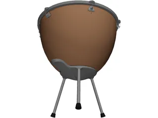 Timpani Drum 3D Model preview