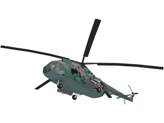 Mil Mi-8 Hip 3D Model preview