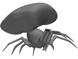 Jumping Spider 3D Model preview