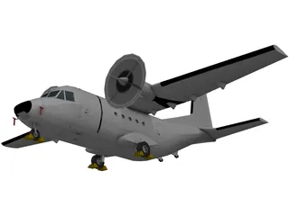 CASA C212-200 Aviocar 3D Model preview