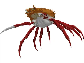 Crab (Maia Squinado) 3D Model preview