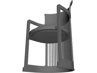 Chair Dinning Room 3D Model preview