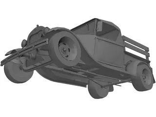 Ford Pickup (1929) 3D Model preview