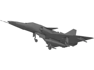 IAI Kfir C7 3D Model preview