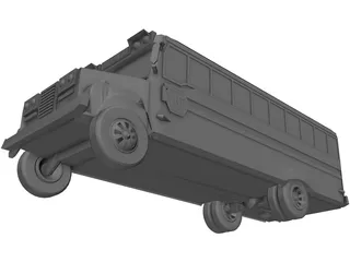 Bus 3D Model preview