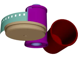 Kodak Film 3D Model preview