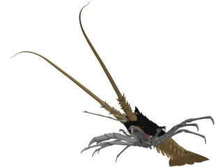 Lobster (Palinurus Elephas) 3D Model preview