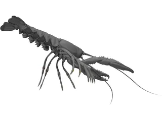 Lobster (Nephrops Norvegicus) 3D Model preview
