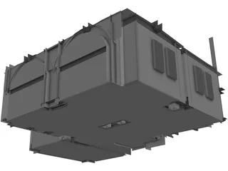 Building Temple 3D Model preview