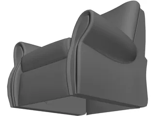 Lounger 3D Model preview