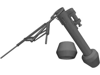 M47 Dragon Anti-tank 3D Model preview
