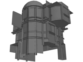 Interior House 3D Model preview