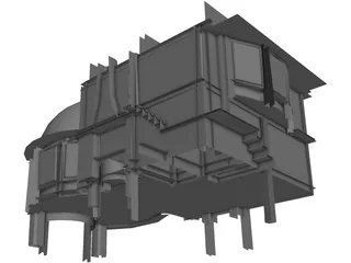 Interior House 3D Model preview