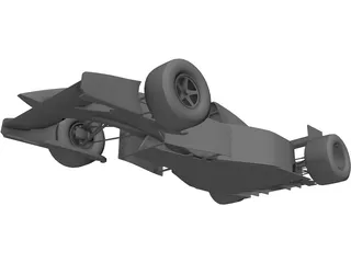 F1 McLaren MP4/8 3D Model preview