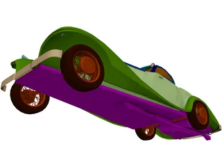 Mercedes-Benz 540 3D Model preview