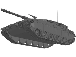 Merkava 3D Model preview