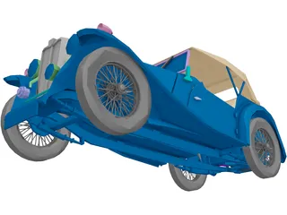MG TC 3D Model preview