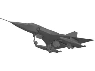 Dassault Mirage IIIC 3D Model preview