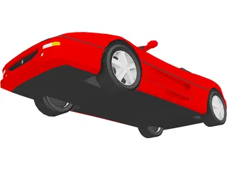 Ferrari F355 Spider 3D Model preview