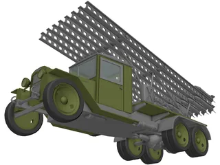 Katusha 3D Model preview