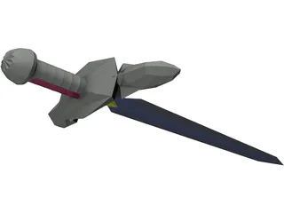Zelda Sword 3D Model preview