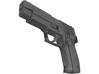 Sig Auer P-226 3D Model preview
