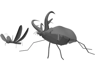 Insects 3D Model preview