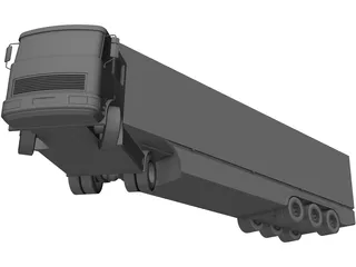 Truck 3D Model preview